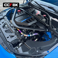 Para BMW G8X G87 M2 G80 G81 M3 G82 G83 M4 CS 2020-2026 Barra de Refuerzo de Torre de Amortiguadores Estilo R2 de Fibra de Carbono Seca 51618075012