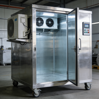 -25 ℃   Chambre froide pour le stockage de sacs de glace, congélateur solaire pour viande et poisson, chambre froide de type walk-in