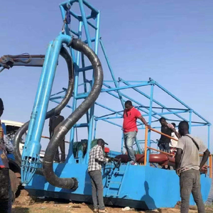 Draga de succión a chorro Wanrun de 6 pulgadas para minería de arena, máquina de dragado de succión a chorro con motor diésel portátil para la búsqueda de oro en ríos - Product Image 3