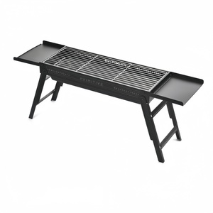 Parrilla de Barbacoa Portátil de Acero Inoxidable para Exteriores, Resistente al Fuego, para Camping, Venta Caliente 2026 - Product Image 2