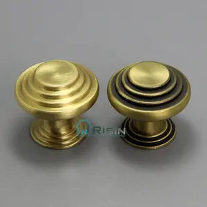 Brass Beehive Cabinet Knob