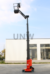 Ventes directes usine – Plateforme de travail aérienne compacte 9,2 m 200 kg, nacelle élévatrice verticale automotrice à mât télescopique avec flèche, certifiée CE - Product Image 6