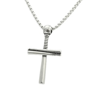 Stainless Steel <b>Cross</b> Pendant Necklace Men's Geometric Punk Style Jewelry 280464 - Product Image 4
