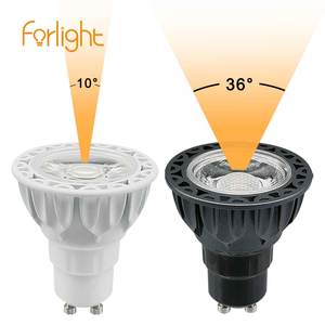 Lampes de plafond <span class=keywords><strong>GU10</strong></span> à angle de faisceau de 10 degrés, en aluminium, avec variateur d'intensité à la sortie, ampoule <span class=keywords><strong>LED</strong></span> <span class=keywords><strong>GU10</strong></span> à index de reproduction des couleurs 90 avec puces COB - Product Image 1