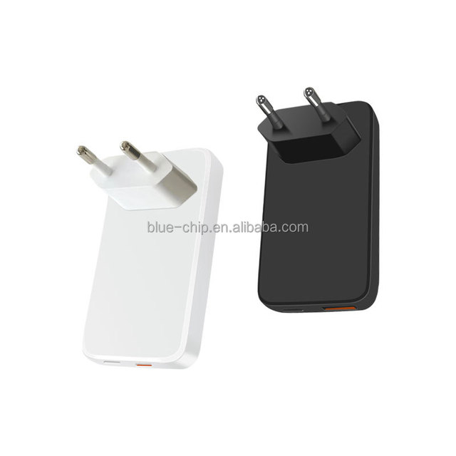 Ultra Thin Small Size Foldable USB Type-C PD65W Fast Charger US UK Plug Power Adapter QC 3.0 GaN Wall Charger for Samsung Tablet