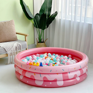 Piscina Inflable TANYOZHE de 3 Anillos, Redonda, de PVC, para Bebés y Niños, para Jugar en Interiores y Exteriores, con Pelotas Oceánicas - Product Image 1
