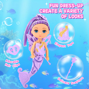 Dress-up <strong>Dolls</strong> Wedding Dress <strong>Small</strong> Princess Cute Children Gifts Mermaid <strong>Doll</strong> Girl Toys - Product Image 5