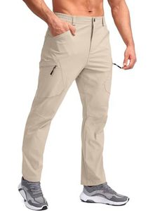Pantalones de Trabajo para <span class=keywords><strong>Hombre</strong></span>, de <span class=keywords><strong>Senderismo</strong></span>, Secado Rápido, Ligeros, Impermeables, para Montaña, Pesca, Camping, Protección UV - Product Image 4