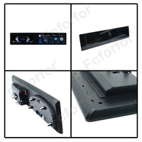 Radio mobil untuk BMW, Radio mobil 24.6 "seri 5 2009-2017 diubah ke 2024 Android 13 navigasi GPS layar ganda instrumen LCD layar besar