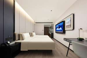 Set Completo <span class=keywords><strong>di</strong></span> Arredamento Economico per Hotel Business, Stile Minimalista in Melamina, Personalizzato per Camere Ospiti <span class=keywords><strong>di</strong></span> Holiday Inn - Product Image 3