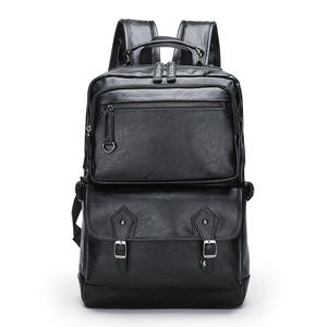 Custom 2025 Hot Fashion Pu Unisex de gran capacidad al aire libre de los hombres PU Laptop Backpack - Product Image 6