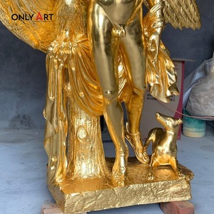 <span class=keywords><strong>Sculpture</strong></span> en bronze d'<span class=keywords><strong>Apollon</strong></span> grec en laiton finition antique, <span class=keywords><strong>sculpture</strong></span> de dieu <span class=keywords><strong>Apollon</strong></span> de haute qualité avec un aigle et un chien pour l'extérieur - Product Image 4