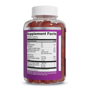 OEM Private Label aceto di sidro di mele Gummies con la madre ACV pianta Extraxt e vitamina <span class=keywords><strong>B12</strong></span> integratore alimentare per vegano - Product Image 5