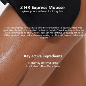 Productos Autobronceadores Naturales y Orgánicos Personalizados, Bronceado Instantáneo, Maquillaje Corporal, Autobronceador sin Sol, Mousse Express Oscuro de 2 Horas - Product Image 3