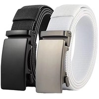 Cinturón de Nailon y Poliéster Ajustable con Hebilla Automática de Alta Calidad para Hombre