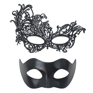 <span class=keywords><strong>Masque</strong></span> de mascarade pour couple, femmes et hommes, brillant, vénitien, fête d'Halloween, bal, dentelle, <span class=keywords><strong>masque</strong></span> chinois - Product Image 2