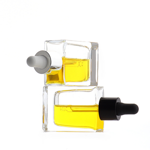 Hopeck phẳng vuông 30ml Tinh dầu/huyết thanh/nền tảng/sơn móng tay chai thủy tinh với 18/415 PP/nhôm cổ áo Pipette ống nhỏ giọt - Product Image 5