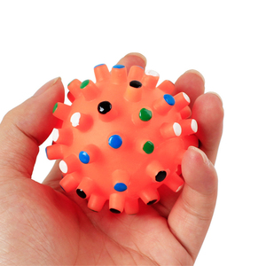 Pet Puppy Dog Squeaky <b>Ball</b> Toys Clean Teeth Spiny <b>Ball</b> Dog Toy Bite Resistant <b>Squeeze</b> Chew Toy - Product Image 6