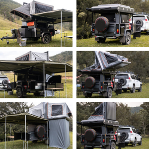 Factory Aluminum <strong>Mini</strong> <strong>Camper</strong> Travel <strong>Trailer</strong> Use Overland Camping and Off Road <strong>Trailers</strong> for Sale - Product Image 2