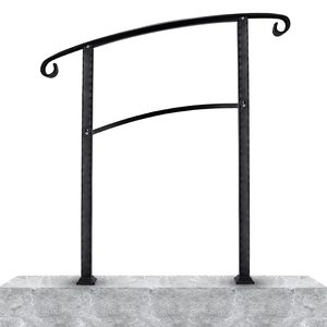 La thương hiệu La-1 mô hình tùy chỉnh hiện đại cao-ưa thích duy nhất-bên khung cầu thang lan can kim loại cao Brass nhôm lan can cho cầu thang - Product Image 4