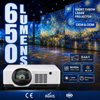 Projecteur laser immersif professionnel 6500 lumens WUXGA 3LCD à courte focale pour exposition muséale