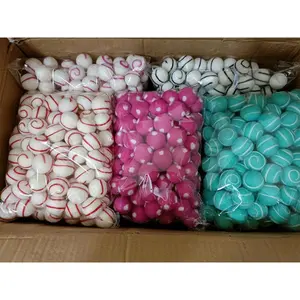 Kunden spezifisches Muster Neuseeland Bio Wolle Filzball bunte Wolle Ball