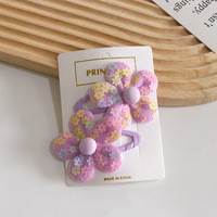 Pince à cheveux adorable pour enfants BELLEWORLD accessoires coiffure pinzas para el pelo pinces à cheveux fleur à paillettes pour enfants