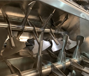 Bán buôn hiệu quả mái chèo Mixer ngang đôi trục mái chèo Mixer bột khô vữa Mixer Máy xay sinh tố - Product Image 6