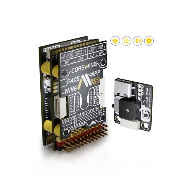 COREWING F405 V2 Flight Controller for Fixed Wing RC Plane VTOL UAV Autopilot SpeedyBee App Support