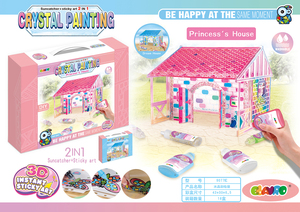 EBAYRO Kit de Création Artistique 3D Éducatif Fait Main DIY, Jouets de <span class=keywords><strong>Dessin</strong></span> <span class=keywords><strong>en</strong></span> Cristal PS à Coller Instantanément, pour Construire des Maisons, Âges 5-7 - Product Image 2