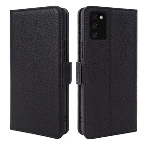 For Samsung A03s A02 A04 Luxury Leather Cover Genuine Leather Phone Bags Cases Wallet Card Mobile Phone Cases