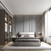 Muting One Stop, conception d'architecture 3D, style minimaliste, luxe léger, style contemporain