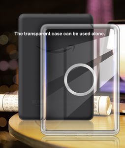 Étui magnétique transparent en acrylique séparable personnalisé Ealysun pour <span class=keywords><strong>Kindle</strong></span> Paperwhite 6 6,8 7 pouces, moule privé en cuir PU - Product Image 5