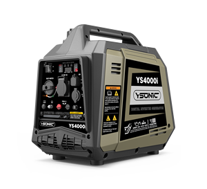 Générateur à essence refroidi par air YSONICE YS4000-Watt, silencieux, léger, portable, à onduleur, démarrage à distance, arrêt automatique du moteur, démarrage par lanceur - Product Image 3