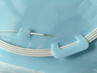 Accessoire laser diode pour liposuccion endolaser, fibre optique jaune 400µm 600µm, polyimide haute flexibilité, avec une seule couche de silicone souple
