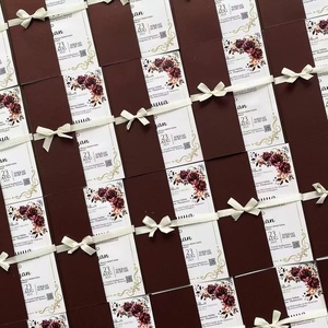 Biglietti d'invito per matrimonio, passaporti e libri con copertina rigida, rilegatura perfetta, <span class=keywords><strong>stampa</strong></span> digitale personalizzata con logo e goffratura, all'ingrosso - Product Image 3