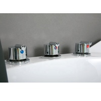 Sunsun — baignoire lumineuse led de luxe, pour 1 ou 2 personnes, jets d'eau chaude, massage d'angle dans la salle de bain, avec télévision et oreiller