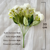 Une sorte de fleur appelée DaisyPromise Haute Qualité 6-Head Single Stem Artificial Loose Flowers Wedding Christmas Graduation