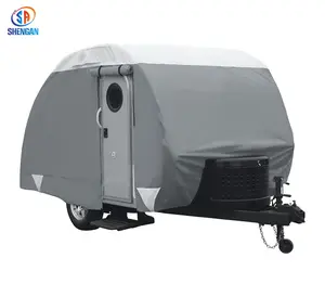 Waterproof Tear Drop Rv Camper Cover Hail-Protection-Caravan-Cover Atli Teardrop Trailer Cover Caravan