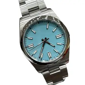 904L不锈钢表壳商务自动机械蓝色表盘手表男士永恒奢华手表3235