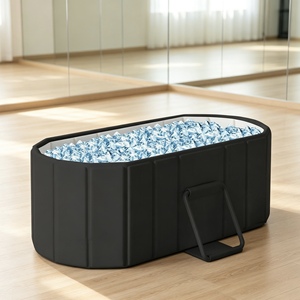 Bain de glace gonflable portable confortable et autonome de 400 L pour 1 personne, design pliable pour le bien-être personnel et la cryothérapie à domicile - Product Image 1