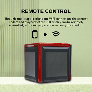 Sistema de control en la nube Caja de entrega LED 4G + GPS Pantalla LED roja FRP Caja de entrega de pizza - Product Image 5