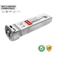 SFP+ 10Gbps 광섬유 트랜시버 LC 듀플렉스 10km LR 싱글 모드 CWDM 1470~1610nm 데이터 센터용 상업용 제품 (CE, FCC, ROHS 인증)