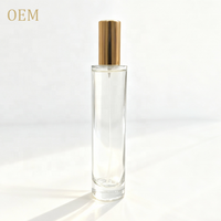 Vente flash : flacon de parfum en verre 30ml 50ml 100ml, logo personnalisé, vide, luxe, rechargeable