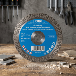 Disques diamantés FERVI professionnels en acier rapide, lames de qualité industrielle, diamètre 180 mm, 8500 tr/min, pour grès porcelanato et marbre - Product Image 2