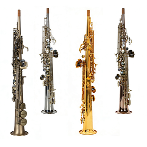 Saxophone soprano vintage Bb de haute qualité, instruments à vent professionnels WIDEN OEM de fabrication chinoise - Product Image 1