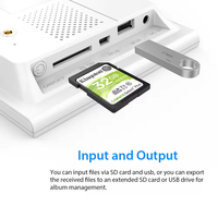 Bingkai Foto Digital HD Mendukung Pemutaran Video 1080P Album Elektronik WiFi dengan Remote Control Layar LCD 7 8 10 12 15.6 Inci