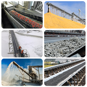 สายพานลำเลียงปรับความเร็วได้ ทนความร้อน สำหรับงานตัดในอุตสาหกรรมเหมือง ท่าเรือ ปูนซีเมนต์ เหล็ก ถ่านหิน อาหาร ทำจากยางที่ปลอดภัยสำหรับอาหาร - Product Image 5