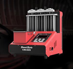 Nettoyeur d'injecteurs de carburant SmartSafe CNC605 en alliage d'aluminium à ultrasons GDI EFI SFI, réservoir de carburant 3L, injecteurs diesel Common Rail, 350W 12 - Product Image 2