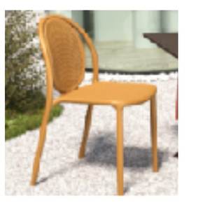 Chaise de salle à manger moderne et simple en PP 36910-A642 36910-A647 36910-A648 36910-A649 - Product Image 2